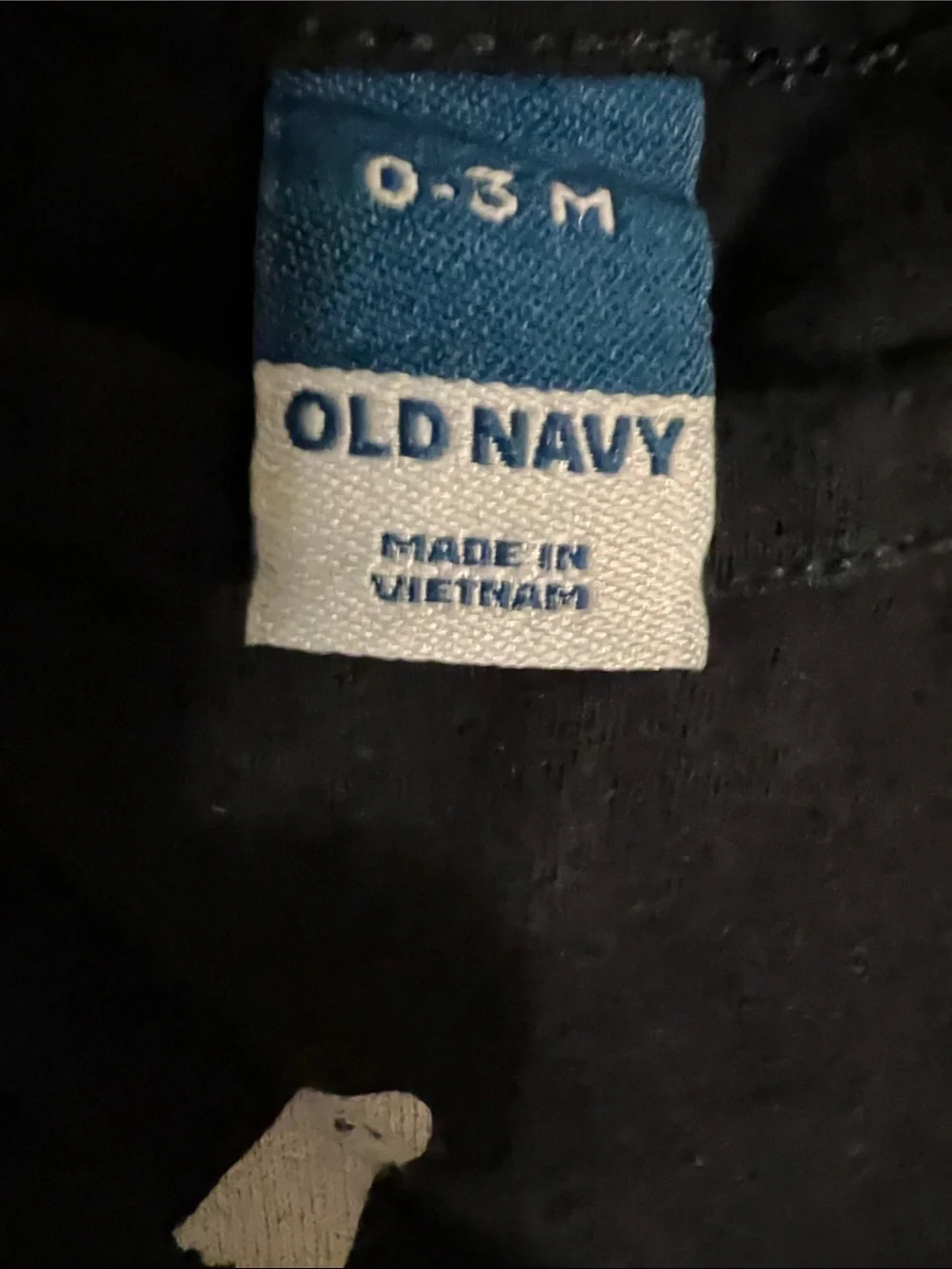 Old Navy | Baby Black Dress with White Ghost Print — Long Sleeve Size 0-3 Months